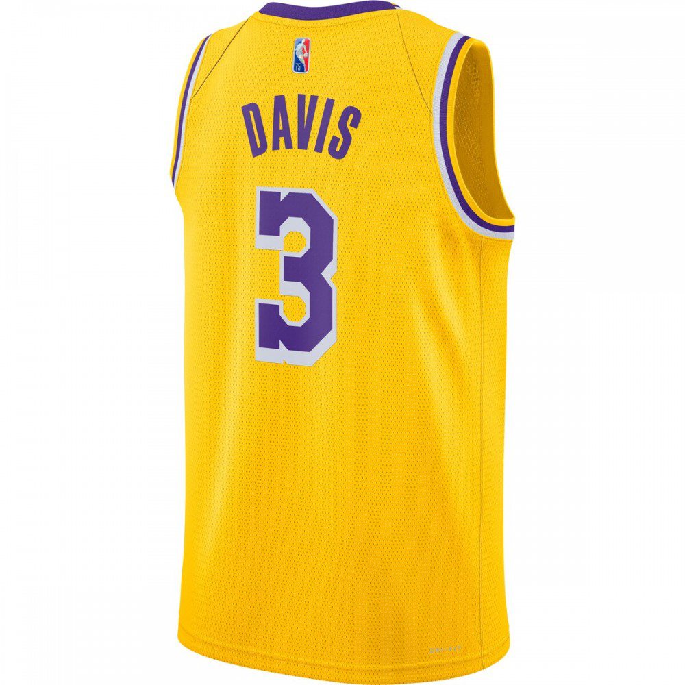 Anthony Davis Los Angeles Lakers 2021/22 Diamond Swingman Jersey - Icon Edition - Gold-Pro Kit Vault | Brand New 26/27 Sports Jerseys